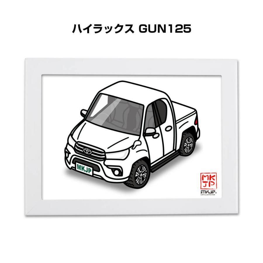 Mkjp イラストa5 フレーム付き トヨタ ハイラックス Gun125 ゆうメール送料無料 Illust A5 0266 ドレスアップパーツショップmkjp 通販 Yahoo ショッピング