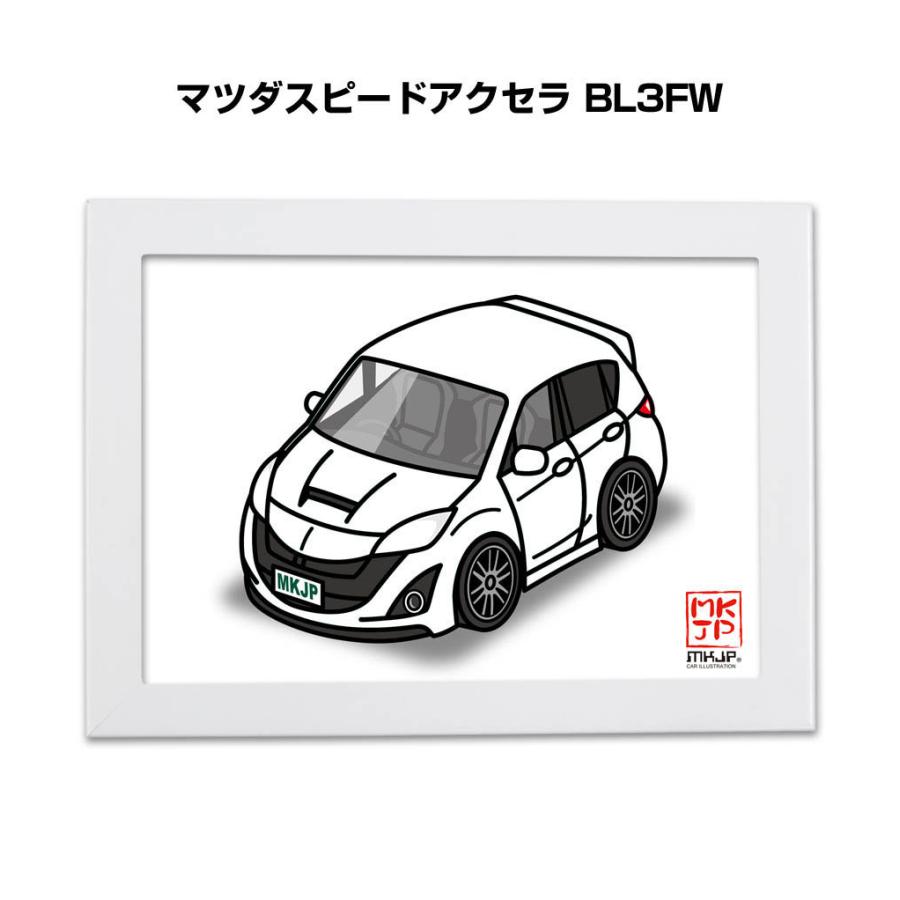 Mkjp イラストa5 フレーム付き マツダ マツダスピードアクセラ Bl3fw ゆうメール送料無料 Illust A5 0297 ドレスアップパーツショップmkjp 通販 Yahoo ショッピング