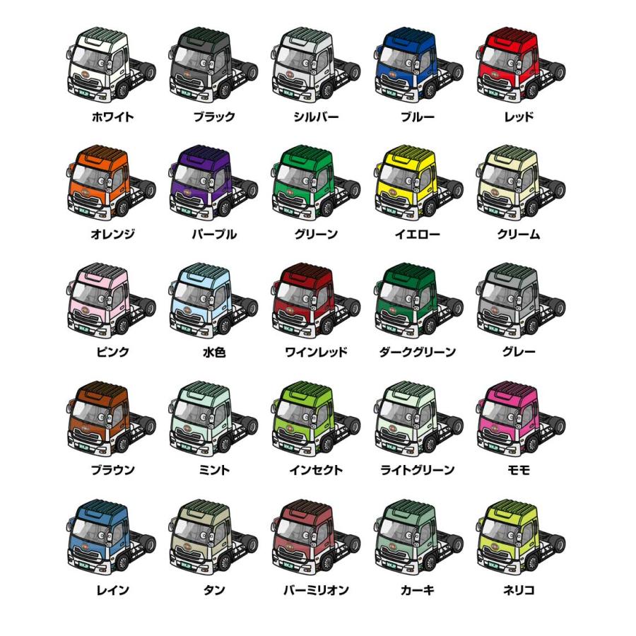 MKJP イラストA5 フレーム付き 外車 UDトラックス クオン GK6XAB ゆう