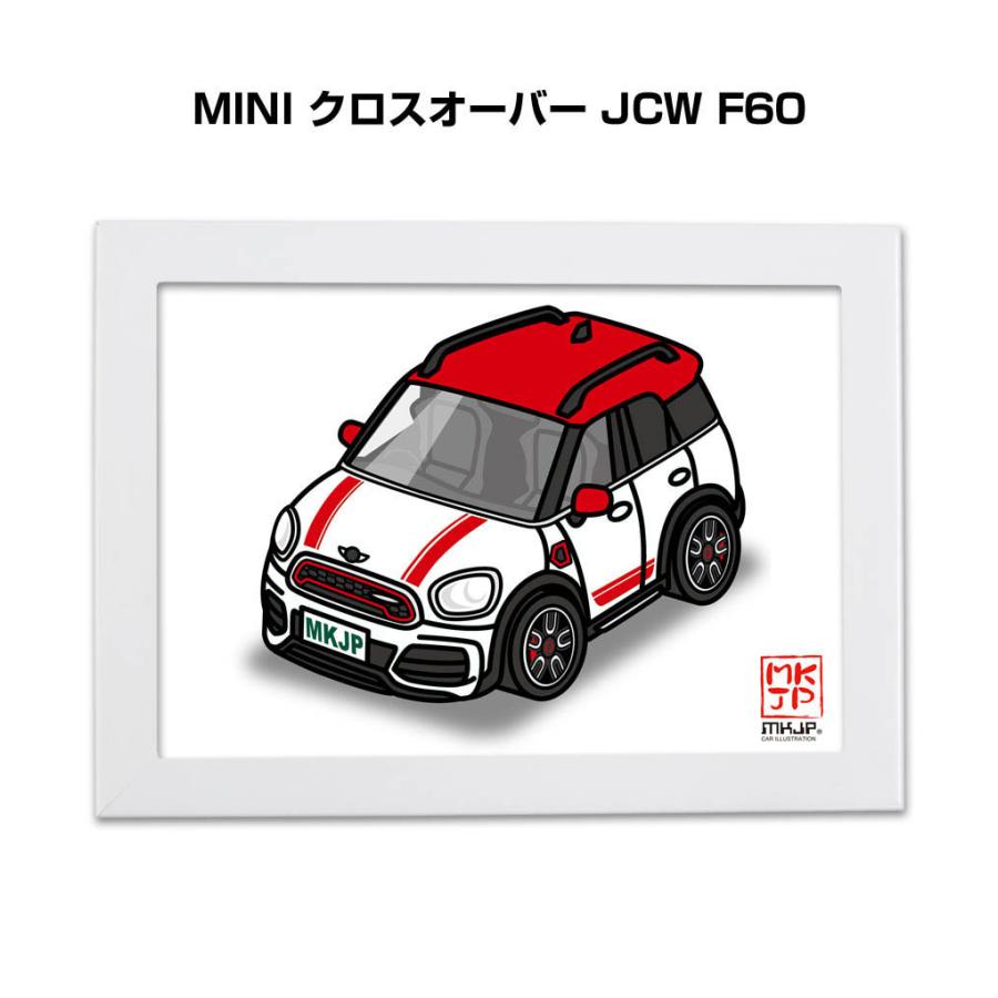 Mkjp イラストa5 フレーム付き 外車 Mini クロスオーバー Jcw F60 ゆうメール送料無料 Illust A5 0317 ドレスアップパーツショップmkjp 通販 Yahoo ショッピング