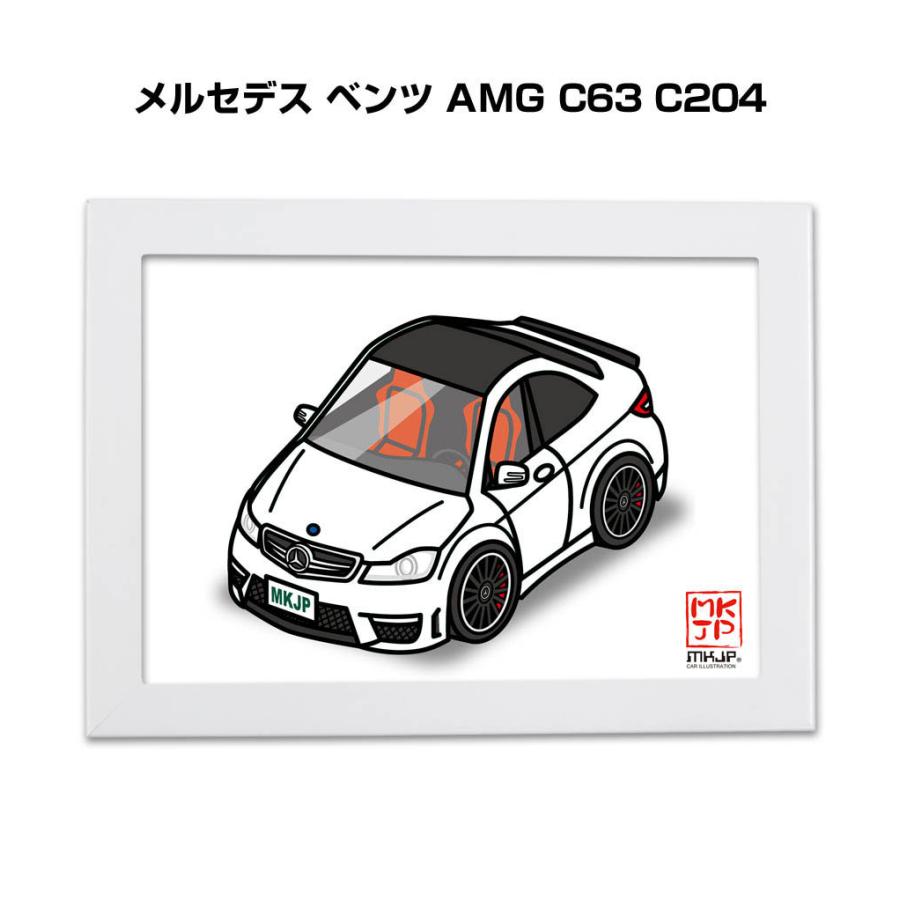 Mkjp イラストa5 フレーム付き 外車 メルセデス ベンツ Amg C63 C4 ゆうメール送料無料 Illust A5 0343 ドレスアップパーツショップmkjp 通販 Yahoo ショッピング