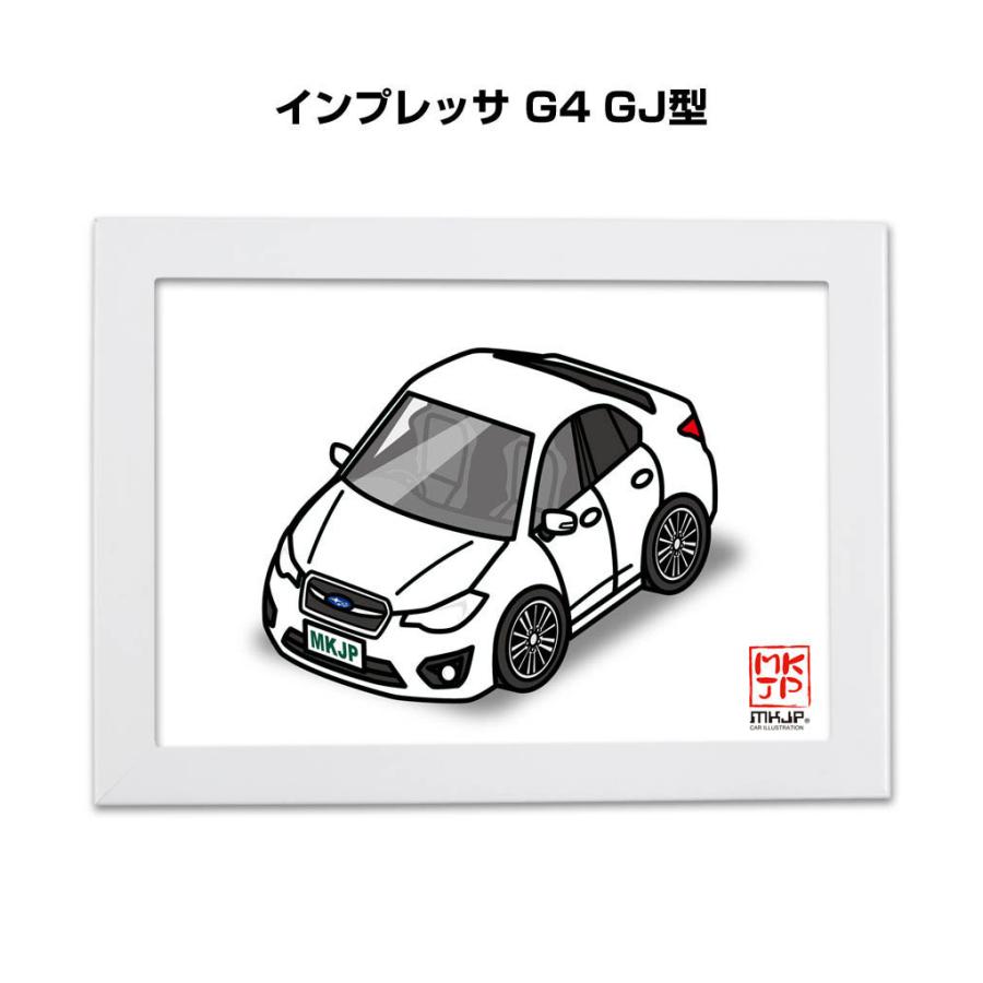 Mkjp イラストa5 フレーム付き スバル インプレッサ G4 Gj型 ゆうメール送料無料 Illust A5 0356 ドレスアップパーツショップmkjp 通販 Yahoo ショッピング