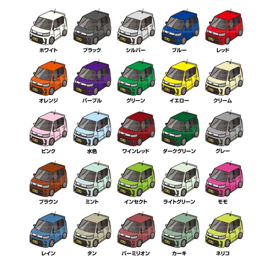 MKJP イラストA5 フレーム付き スバル ステラ カスタム LA150F