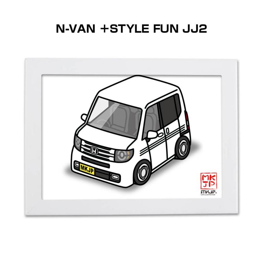 Mkjp イラストa5 フレーム付き ホンダ N Van Style Fun Jj2 ゆうメール送料無料 Illust A5 0455 ドレスアップパーツショップmkjp 通販 Yahoo ショッピング