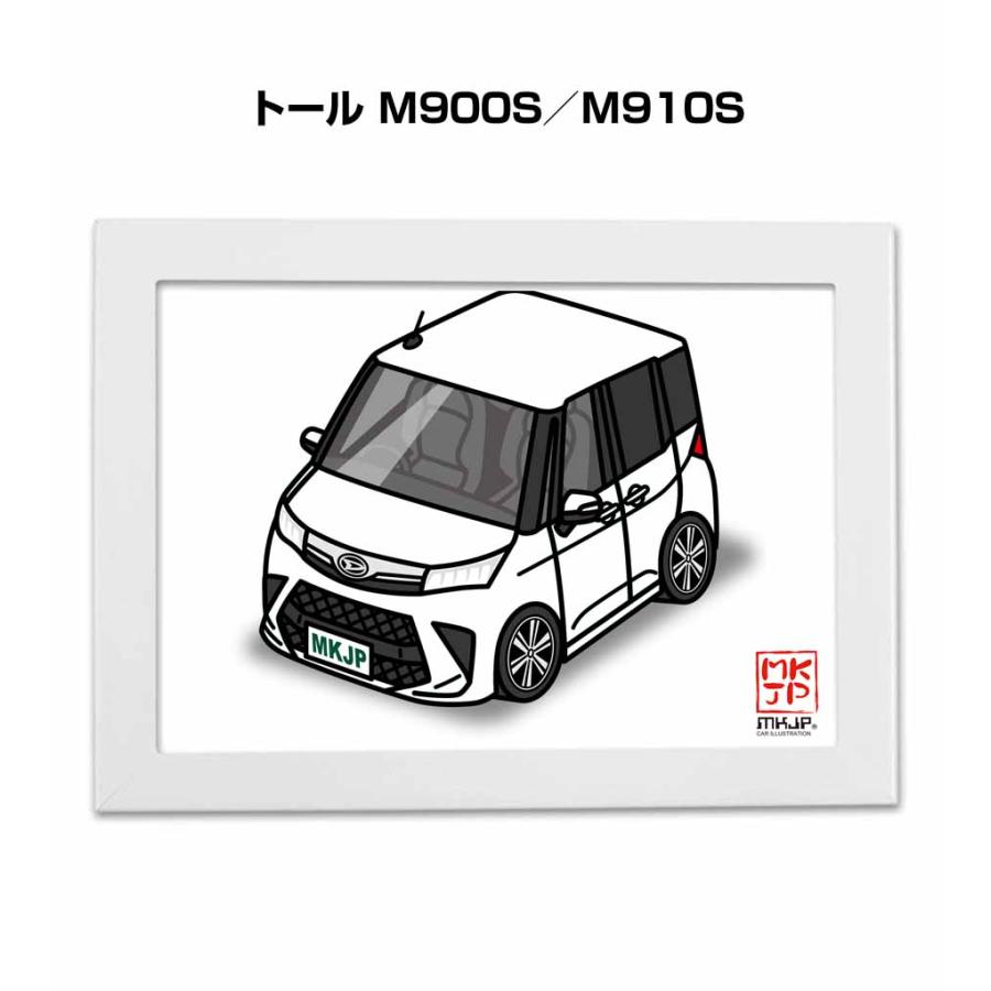 MKJP イラストA5 フレーム付き ダイハツ トール M900S／M910S ゆう