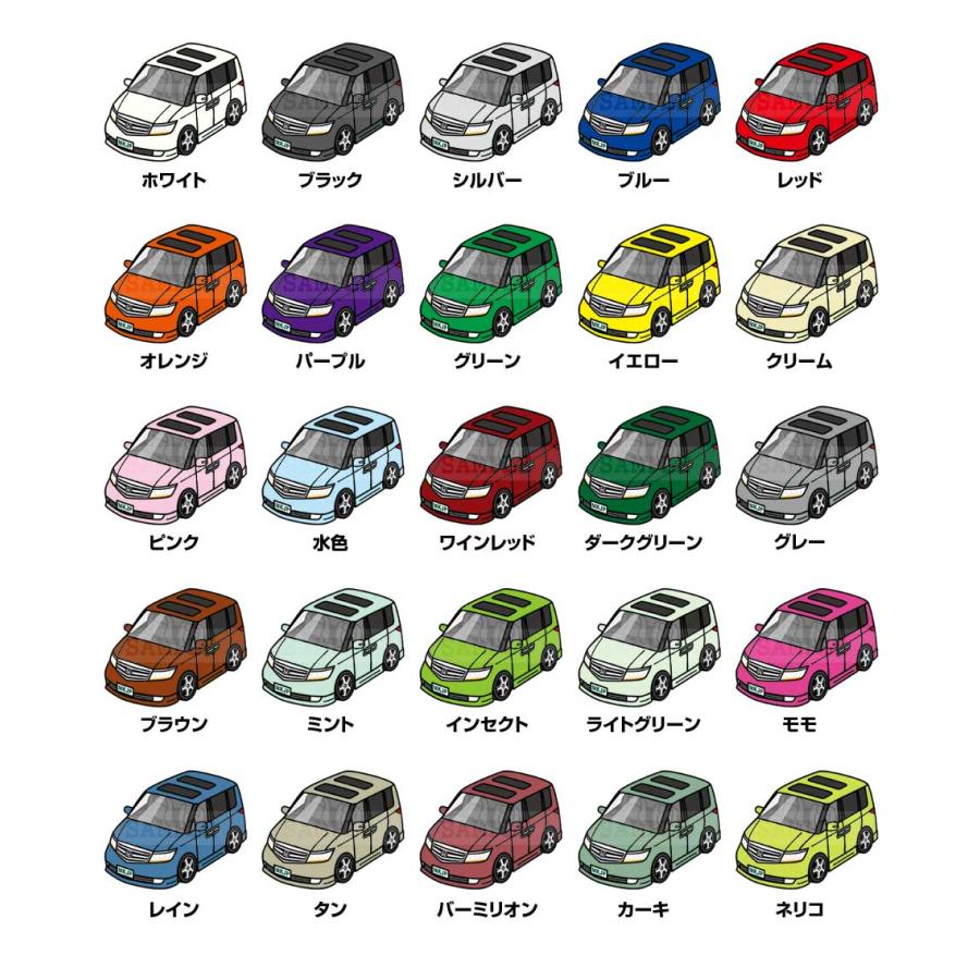 MKJP イラストA5 フレーム付き ホンダ エリシオン プレステージ RR1／2 