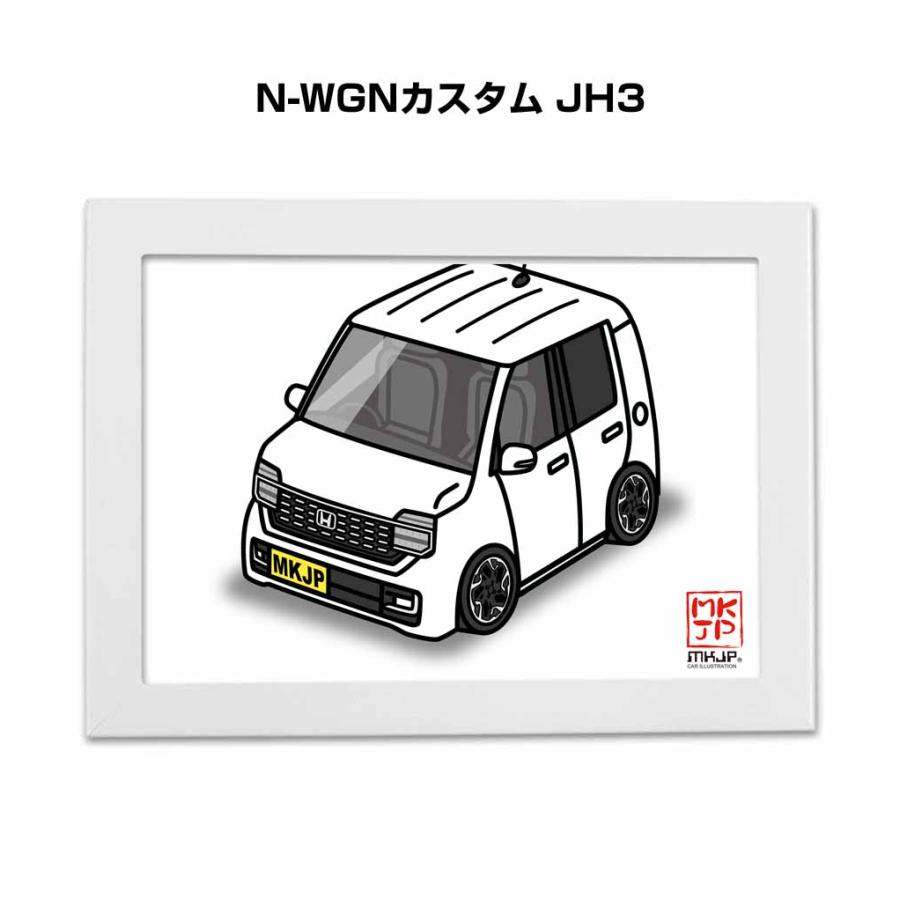 MKJP イラストA5 フレーム付き ホンダ N-WGNカスタム JH3 ゆう