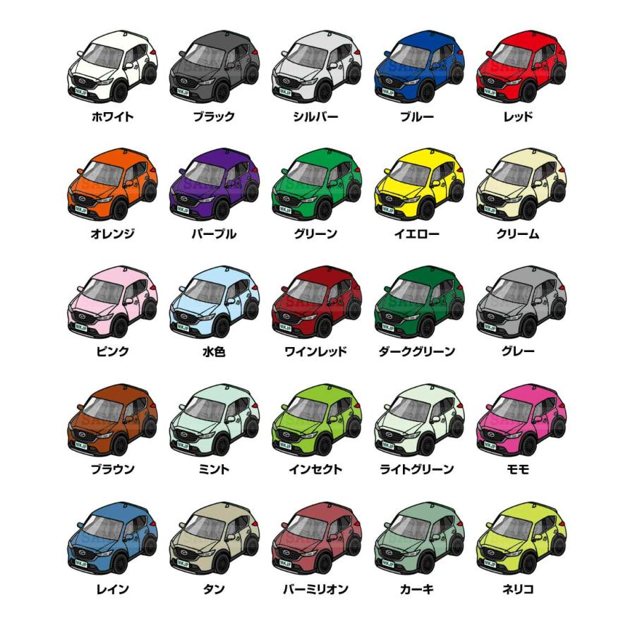 MKJP イラストA5 フレーム付き マツダ CX-5 KF 後期 ゆうメール送料