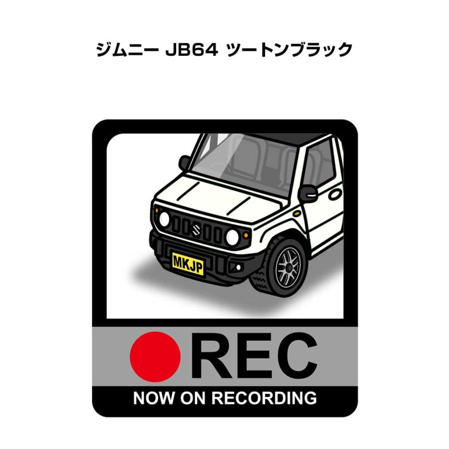 MKJP イラストA5 フレーム付き スズキ ジムニー JB64 ツートンブラック