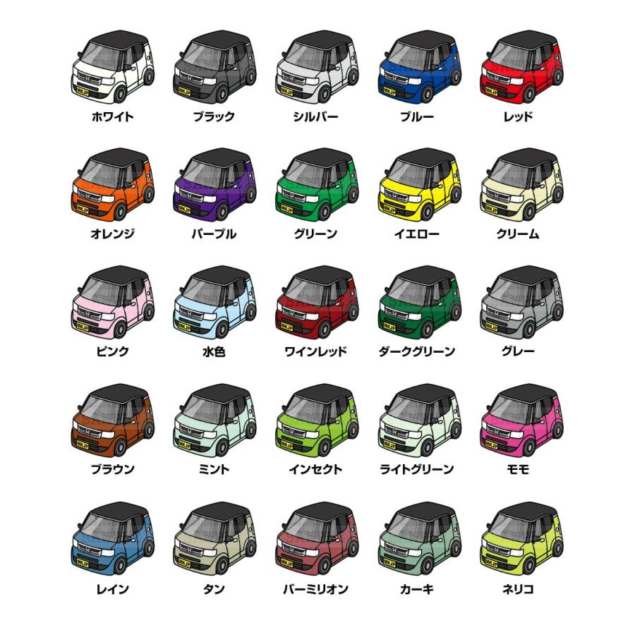 MKJP イラストA5 フレーム付き ホンダ N-BOX スラッシュ JF1 ツートン