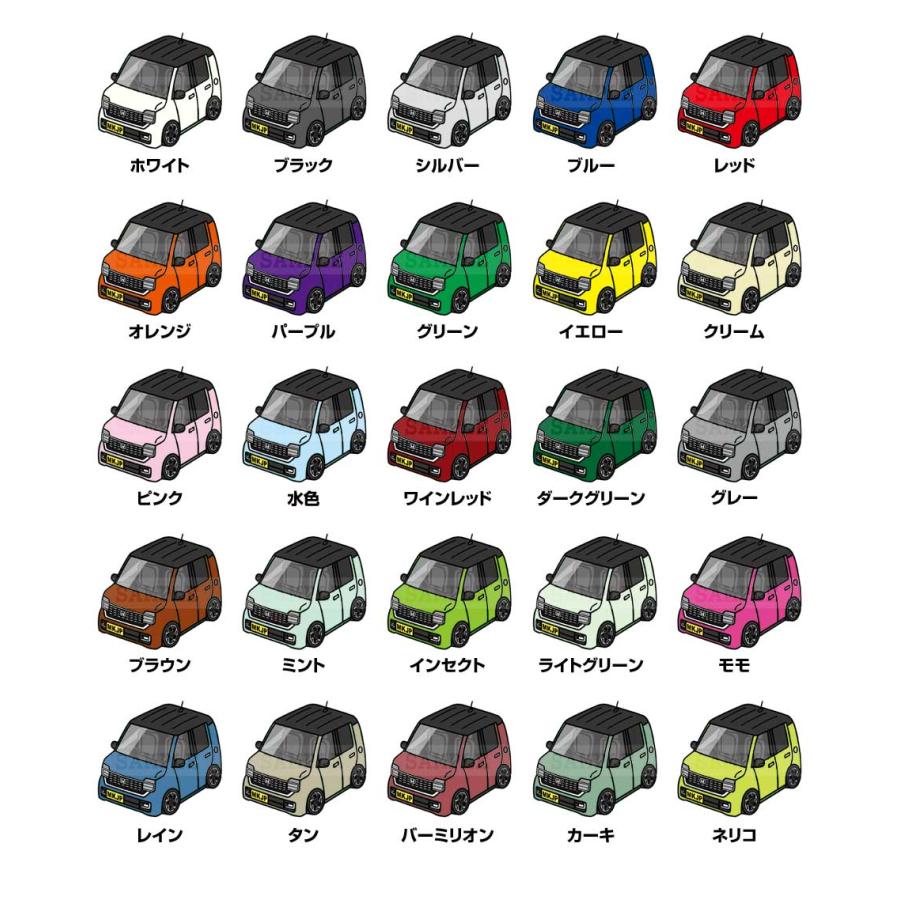MKJP イラストA5 フレーム付き ホンダ N-WGNカスタム JH3 ツートン