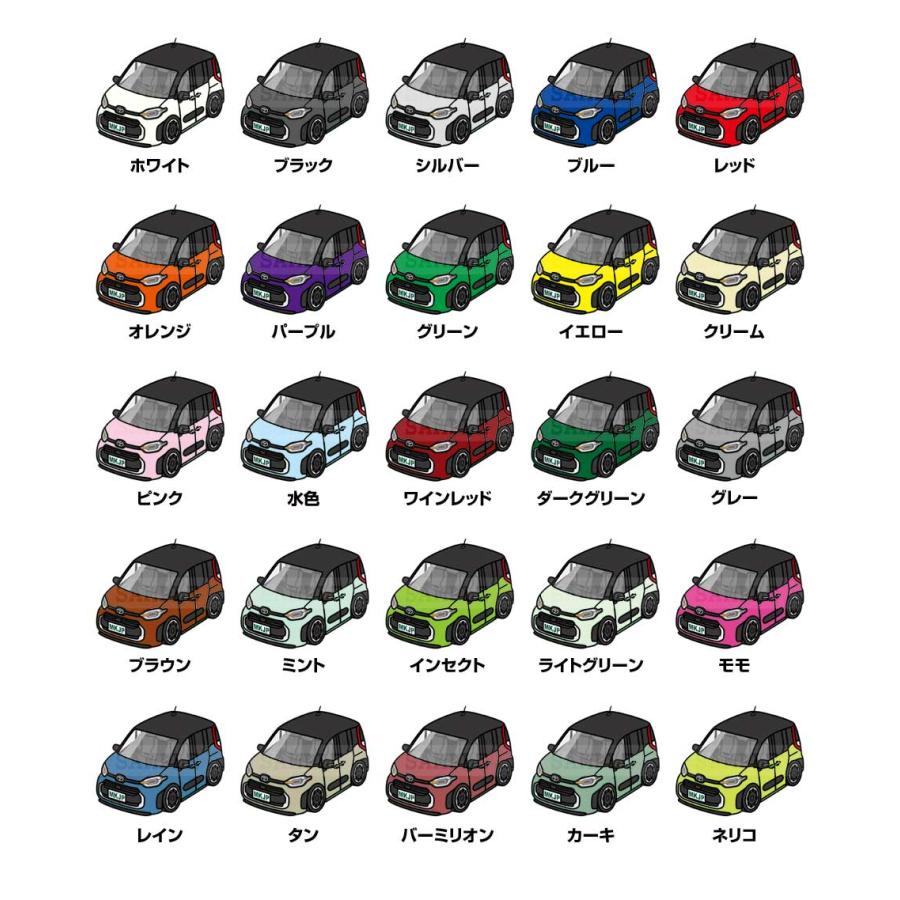 MKJP イラストA5 フレーム付き トヨタ シエンタ MXPL1#G／GMXPC10G