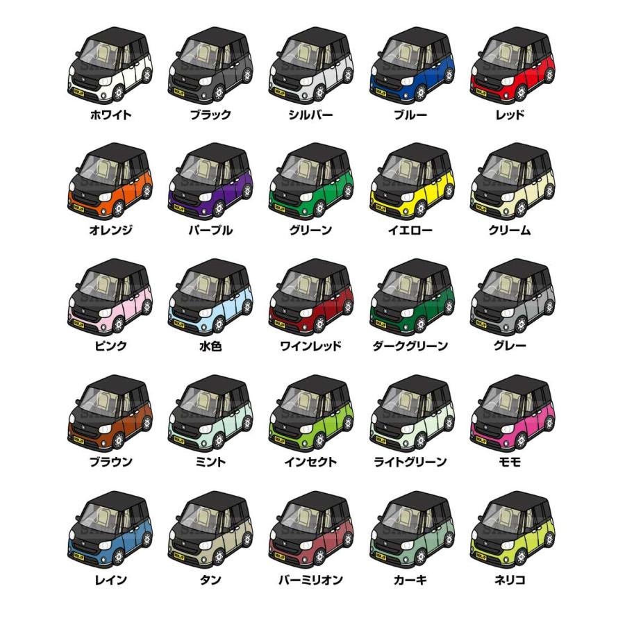 MKJP イラストA5 フレーム付き ダイハツ ムーヴ キャンバス LA800S