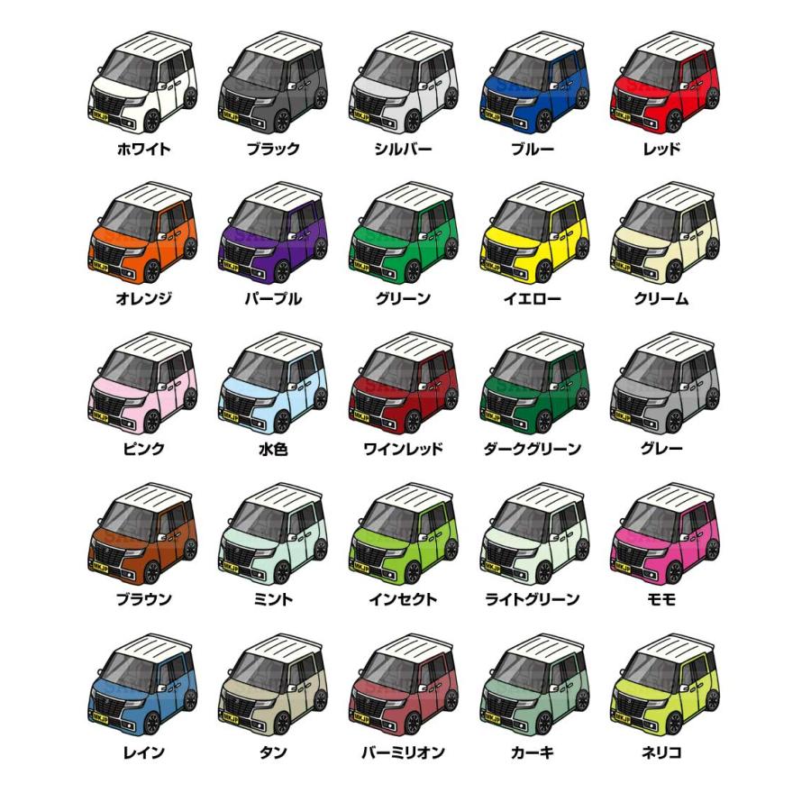 MKJP イラストA5 フレーム付き スズキ スペーシアカスタム MK53S