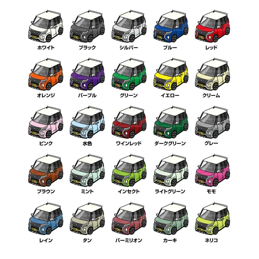 MKJP イラストA5 フレーム付き ミツビシ ekクロス スペース B34A／B35A