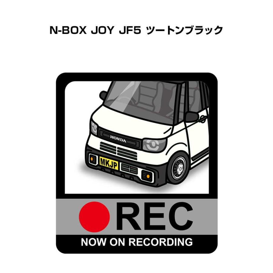MKJP イラストA5 フレーム付き ホンダ N-BOX JOY JF5 ツートンブラック