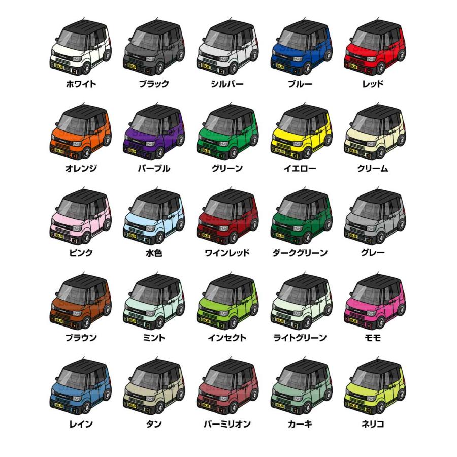 MKJP イラストA5 フレーム付き ホンダ N-BOX JOY JF5 ツートンブラック