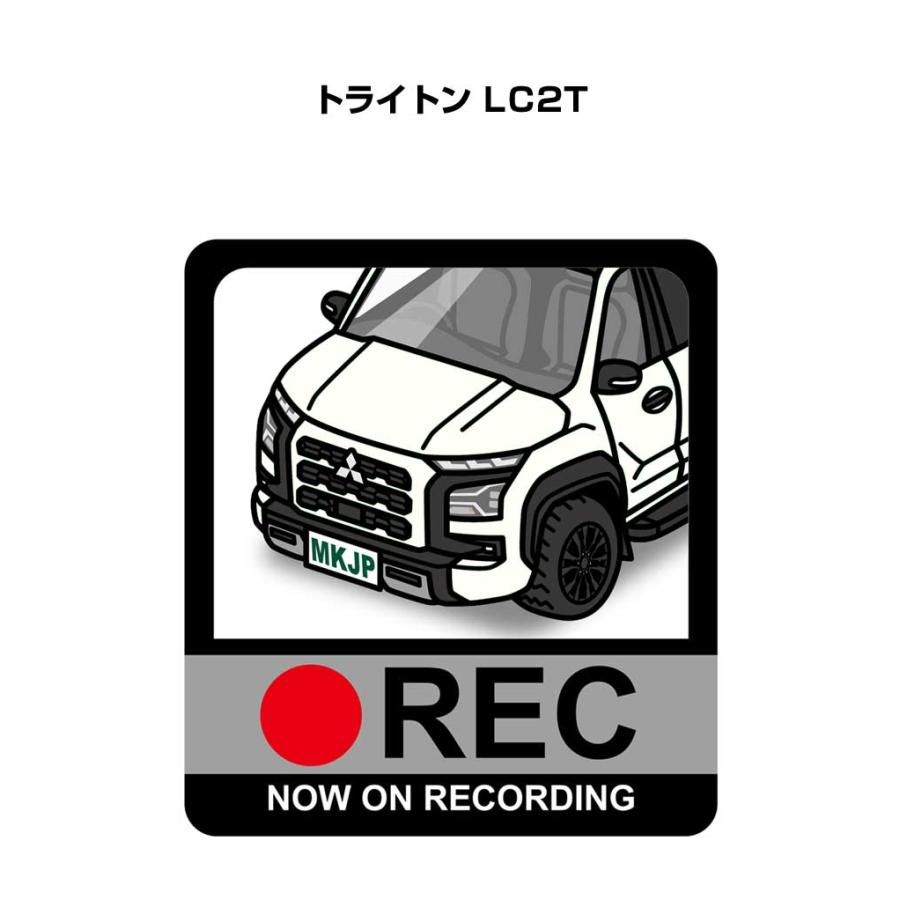 MKJP イラストA5 フレーム付き ミツビシ トライトン LC2T ゆうメール