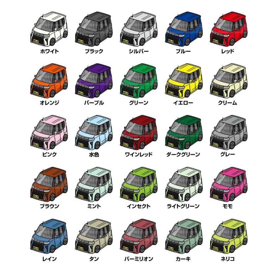 装飾フレーム　プリント絵 MKJP イラストA5 フレーム付き ダイハツ タント カスタム LA650S 後期