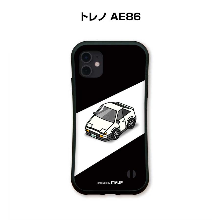 iPhoneグリップケース iPhone各種 車好き トレノ AE86 ゆうパケット