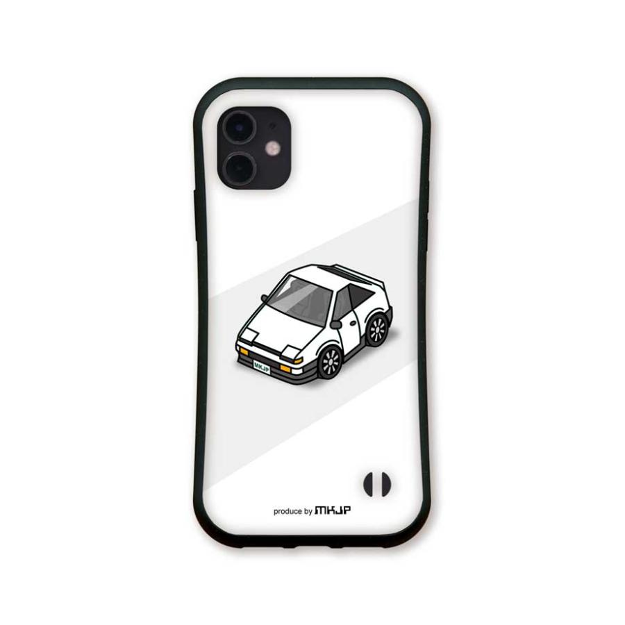 iPhoneグリップケース iPhone各種 車好き トレノ AE86 ゆうパケット