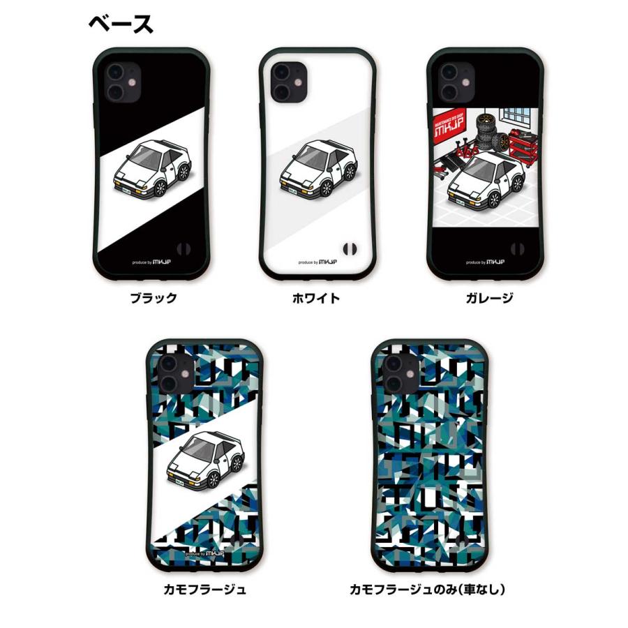 iPhoneグリップケース iPhone各種 車好き トレノ AE86 ゆうパケット