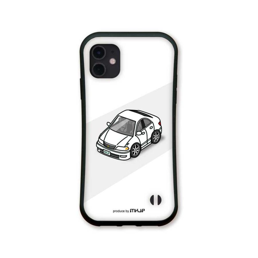 iPhoneグリップケース iPhone各種 車好き マークII GX100 JZX100 ゆう