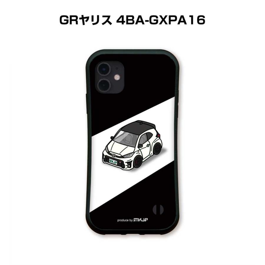 iPhoneグリップケース iPhone各種 車好き GRヤリス 4BA-GXPA16 ゆう