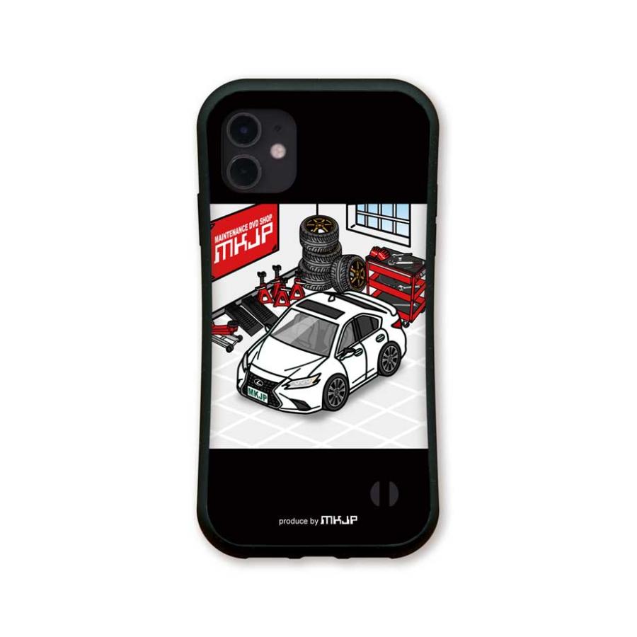 iPhoneグリップケース iPhone各種 車好き レクサス ES AXZH10型 ゆう