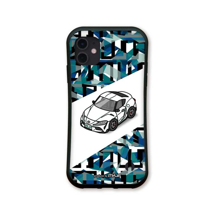 iPhoneグリップケース iPhone各種 車好き スープラ DB82／DB22／DB42