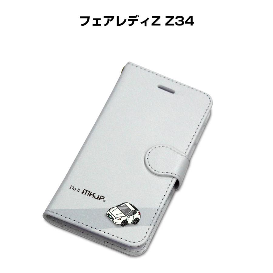 iPhoneケース 手帳タイプ iPhone各種 フェアレディZ Z34 ゆう