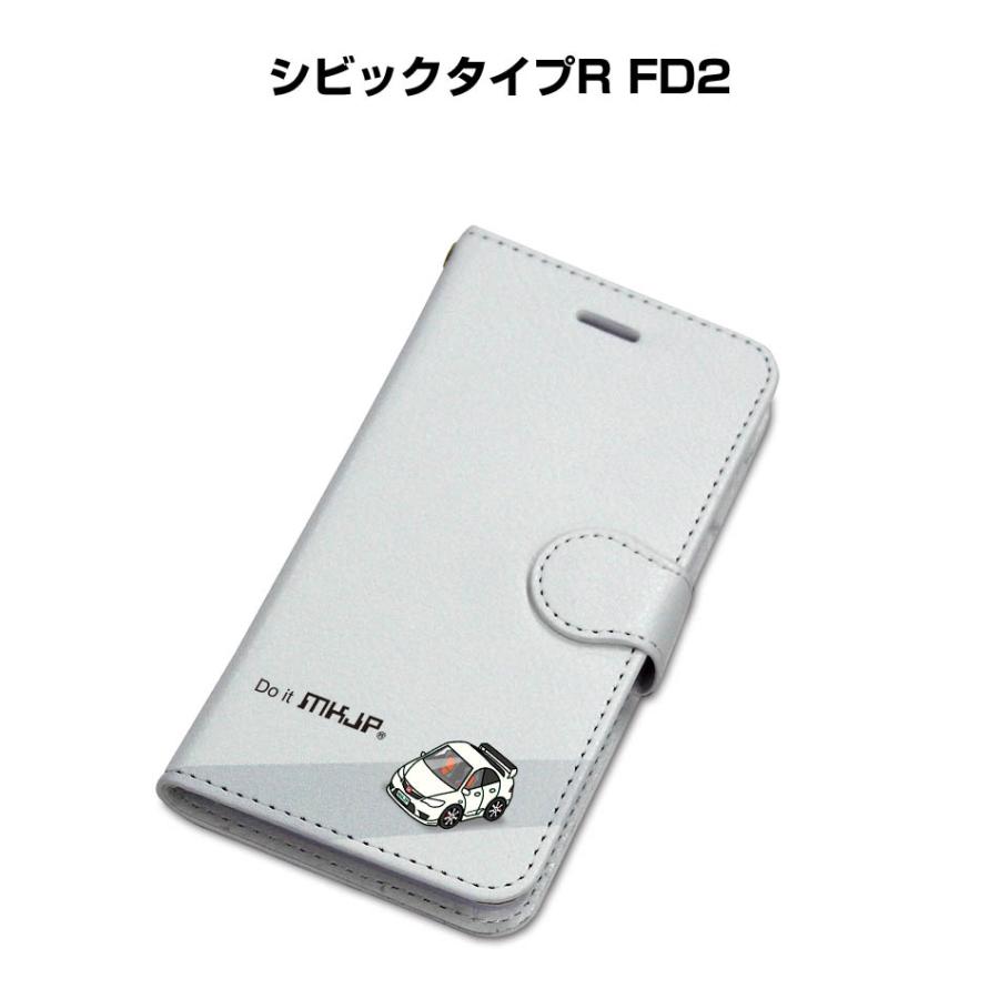 iPhoneケース 手帳タイプ iPhone各種 シビックタイプR FD2 ゆう