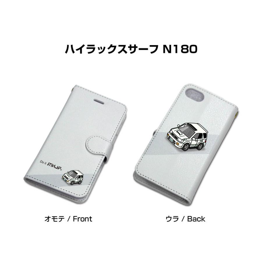 iPhoneケース 手帳タイプ iPhone各種 ハイラックスサーフ N180 ゆう