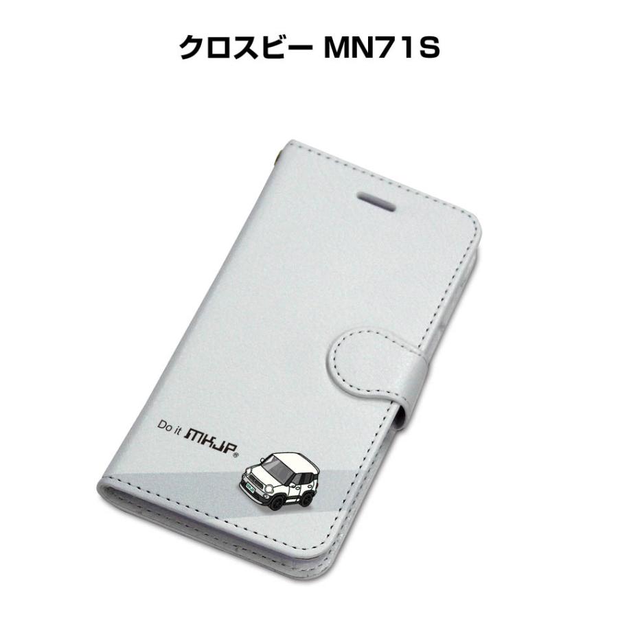 iPhoneケース 手帳タイプ iPhone各種 クロスビー MN71S ゆうパケット