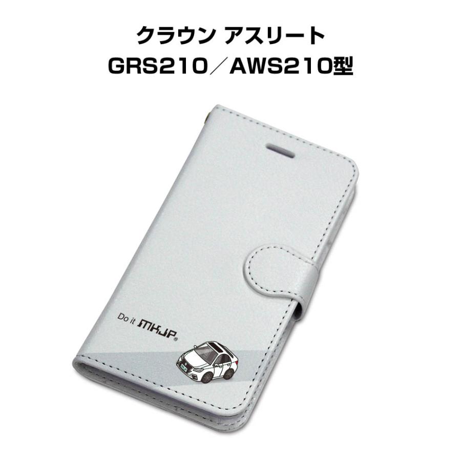 iPhoneケース 手帳タイプ iPhone各種 クラウン アスリート GRS210