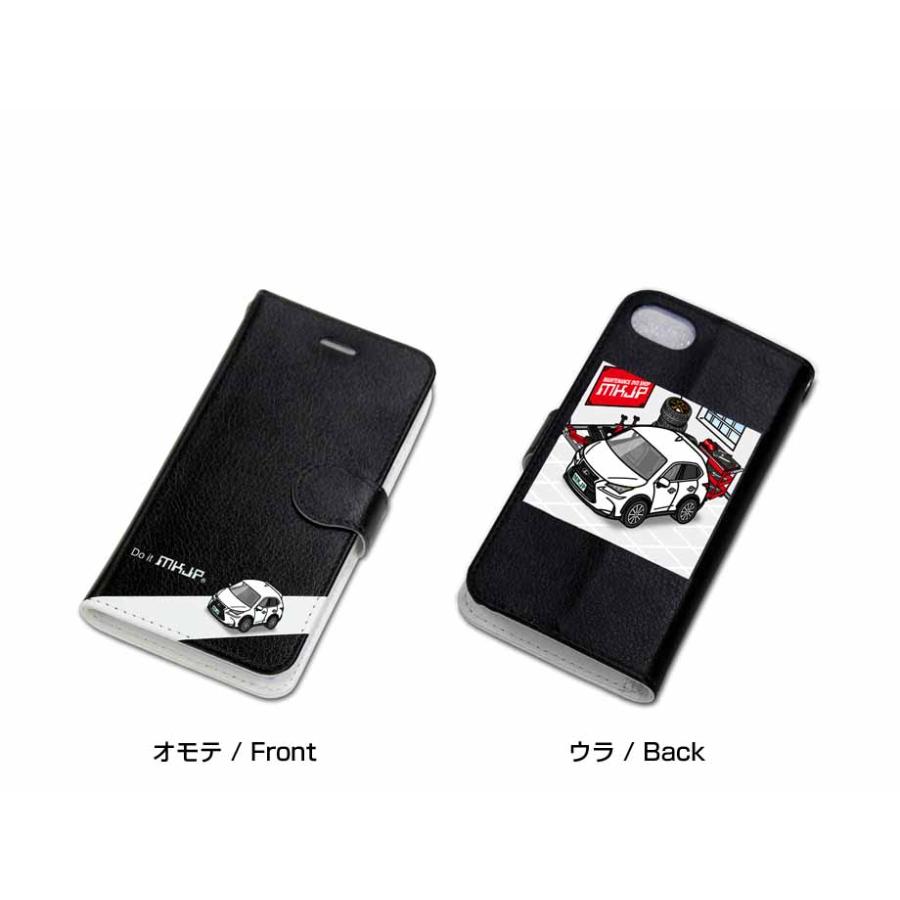iPhoneケース 手帳タイプ iPhone各種 レクサス NX AGZ10／AYZ10 前期