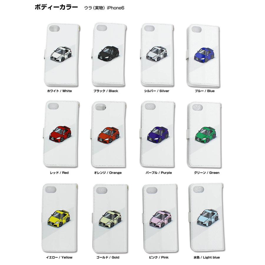 iPhoneケース 手帳タイプ iPhone各種 シビック FK7 後期 ゆうパケット