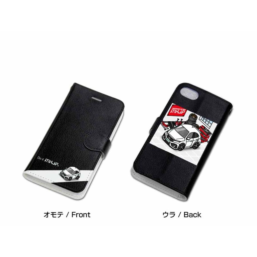 iPhoneケース 手帳タイプ iPhone各種 シビック FK7 後期 ゆうパケット