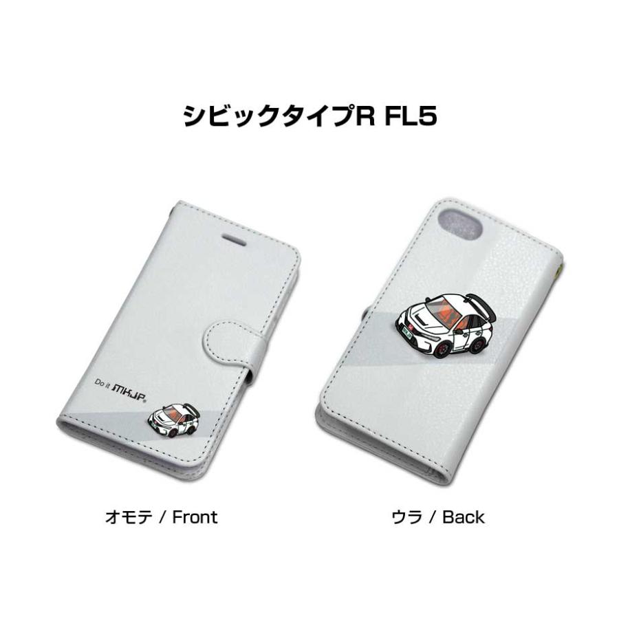 iPhoneケース 手帳タイプ iPhone各種 シビックタイプR FL5 ゆう