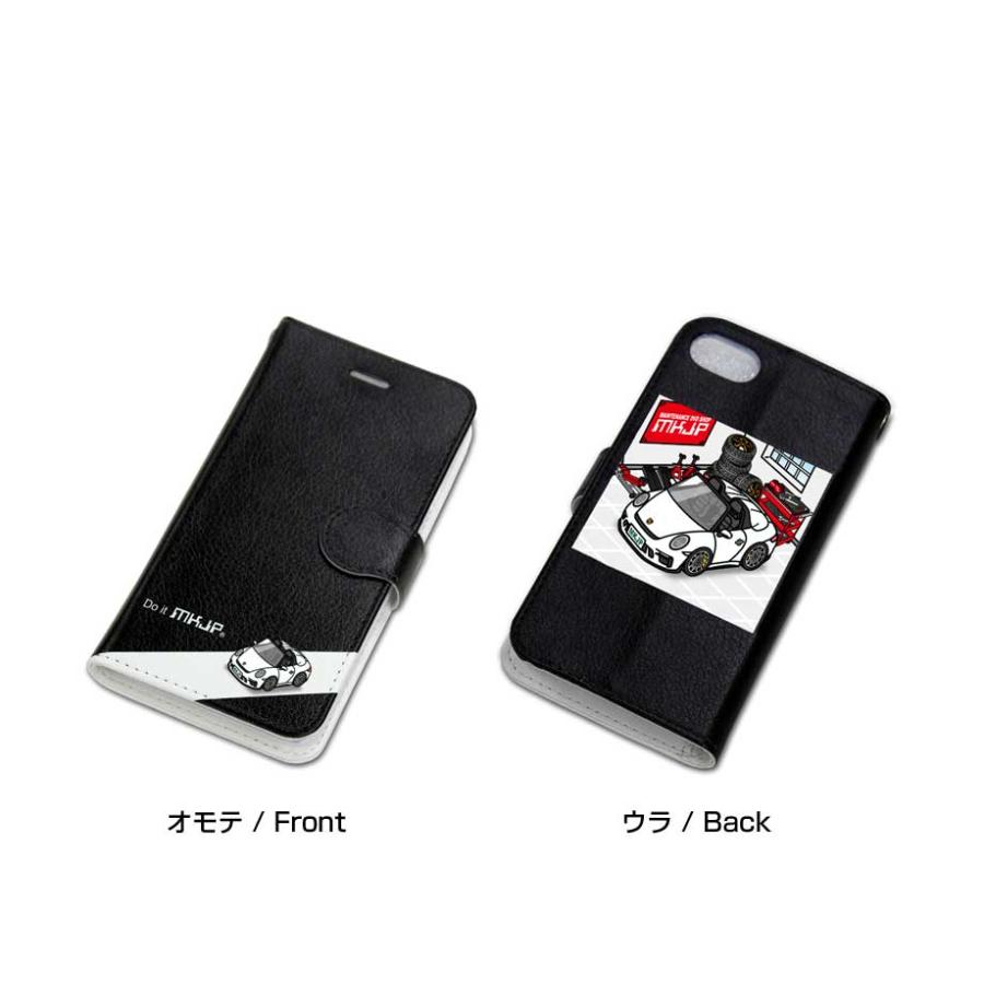 iPhoneケース 手帳タイプ iPhone各種 ポルシェ 911 スピードスター