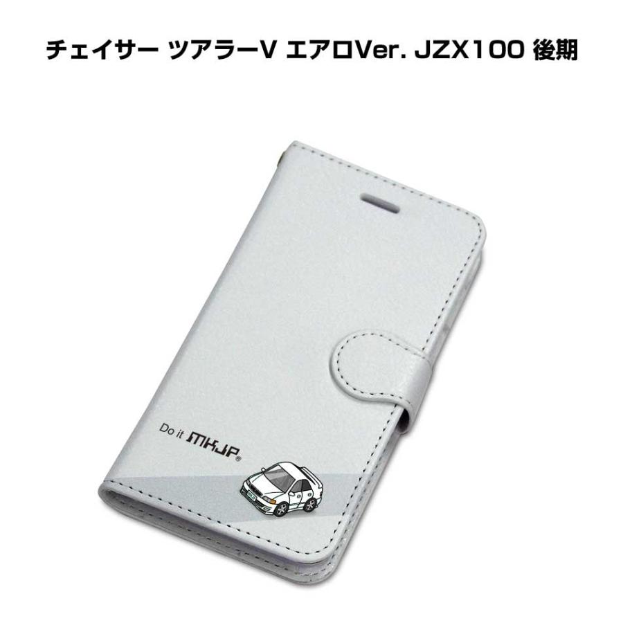トヨタ100系チェイサー国産本革手帳型iPhoneケース iPhoneケース 手帳タイプ iPhone各種 チェイサー ツアラーV エアロVer