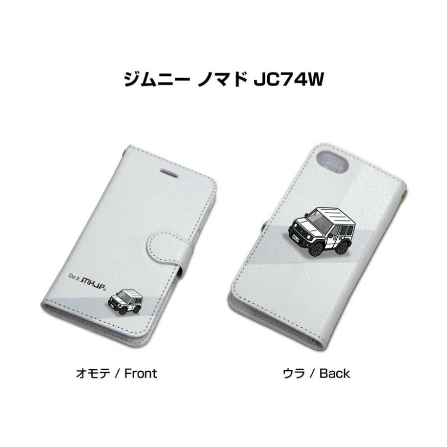 iPhoneケース 手帳タイプ iPhone各種 ジムニー ノマド JC74W ゆう
