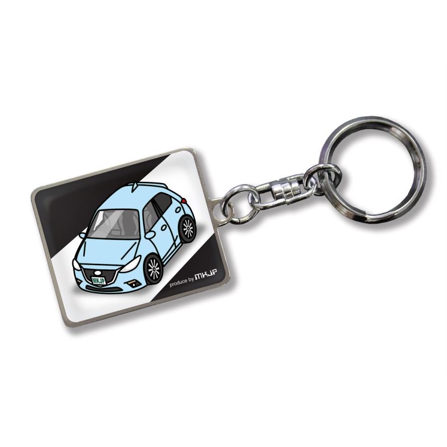 MKJP カスタムキーホルダー マツダ アクセラスポーツ BM 車カラー