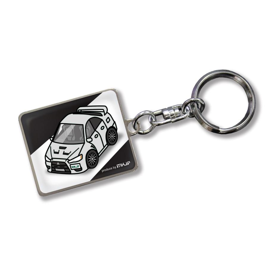 MKJP カスタムキーホルダー ミツビシ ランサーエボリューションX CZ4A