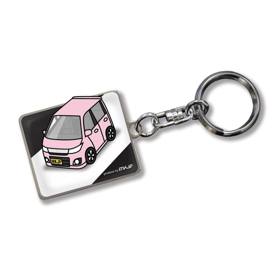 Mkjp カスタムキーホルダー スズキ ワゴンrスティングレー Mh23s 車カラー ピンク ゆうメール送料無料 Key Holder ドレスアップパーツショップmkjp 通販 Yahoo ショッピング