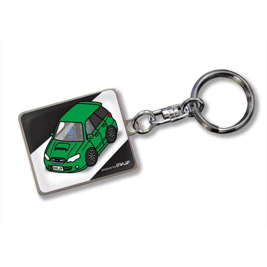 MKJP カスタムキーホルダー スバル レガシィツーリングワゴン BP 車