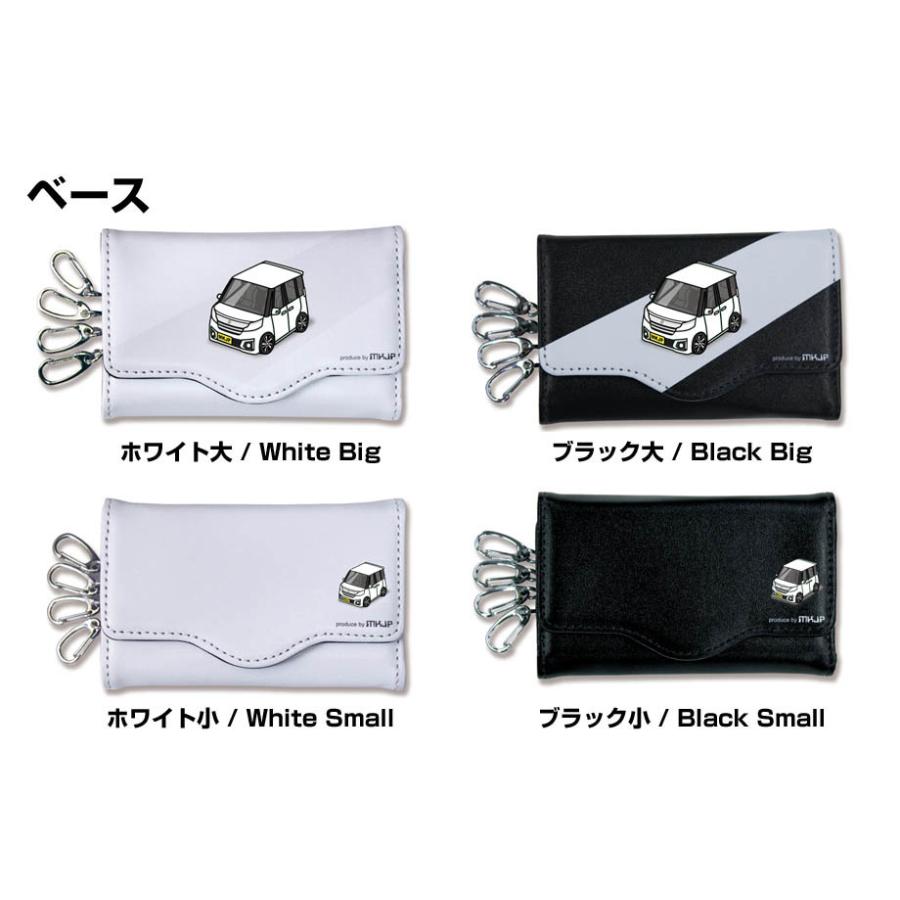 キーケース イラスト 車好き プレゼント 車 メンズ 男性 スペーシア カスタム MK32S MK42S 後期 ゆうパケット送料無料 |  | 05