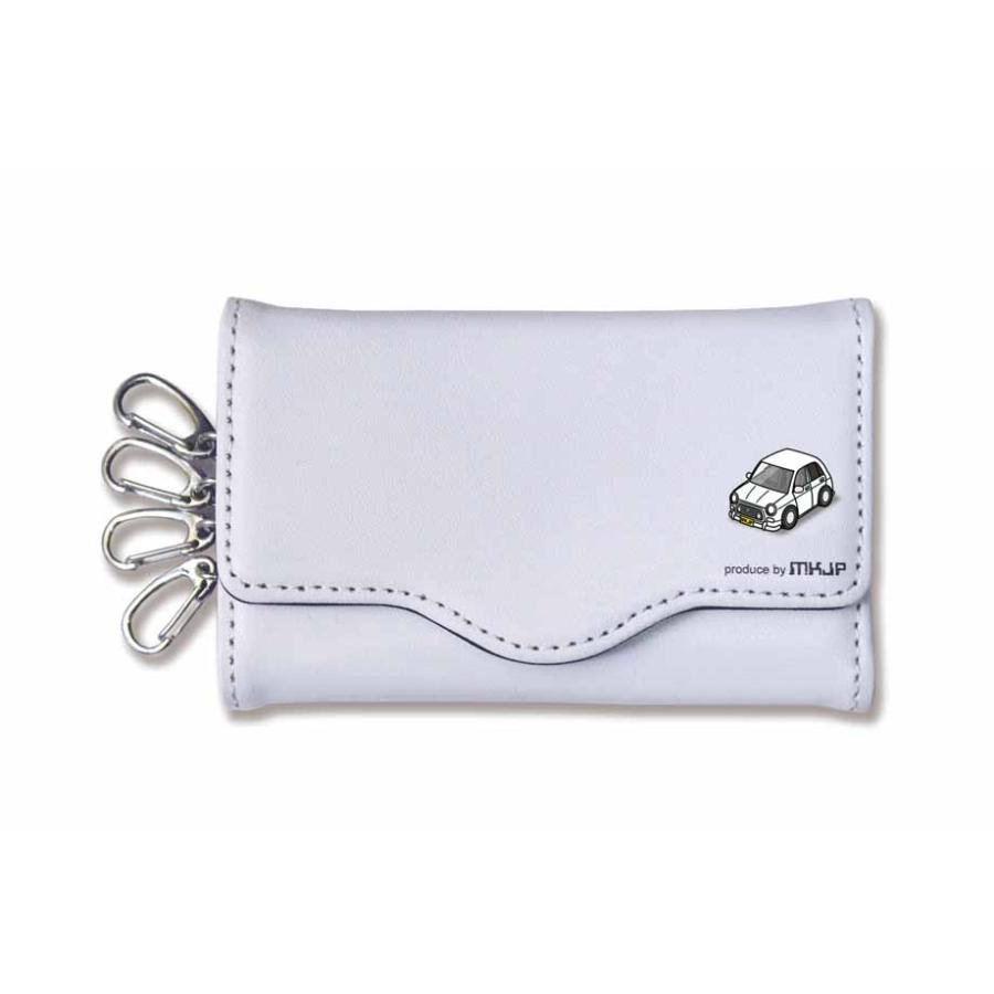 キーケース イラスト 車好き プレゼント 車 メンズ 男性 ミラジーノ L700S／L710S  ゆうパケット送料無料 |  | 01