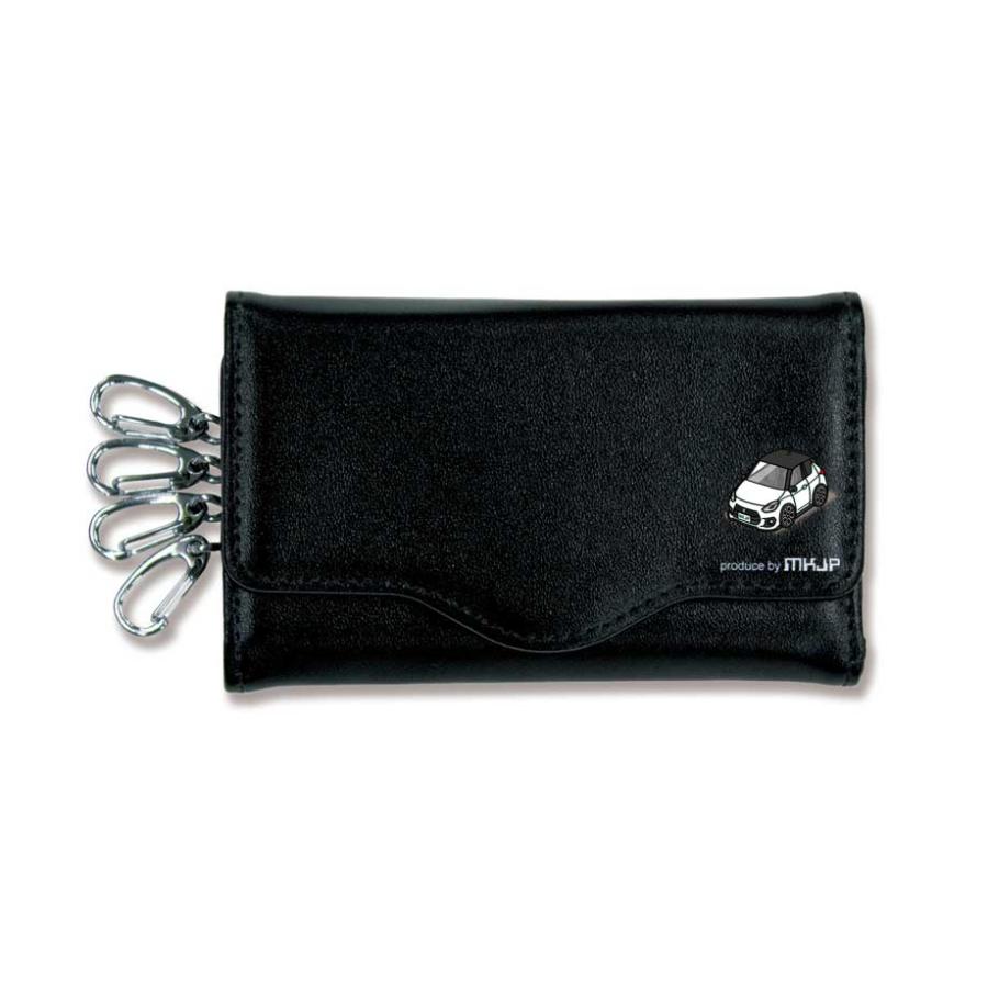 キーケース イラスト 車好き プレゼント 車 メンズ 男性 スイフトスポーツ ZC33S ツートンブラック ゆうパケット送料無料 |  | 03