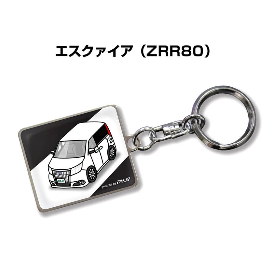 ツバサ　両面キーホルダー　ファイ マルイ MKJP 車種別かわカッコいい キーホルダー トヨタ エスクァイア